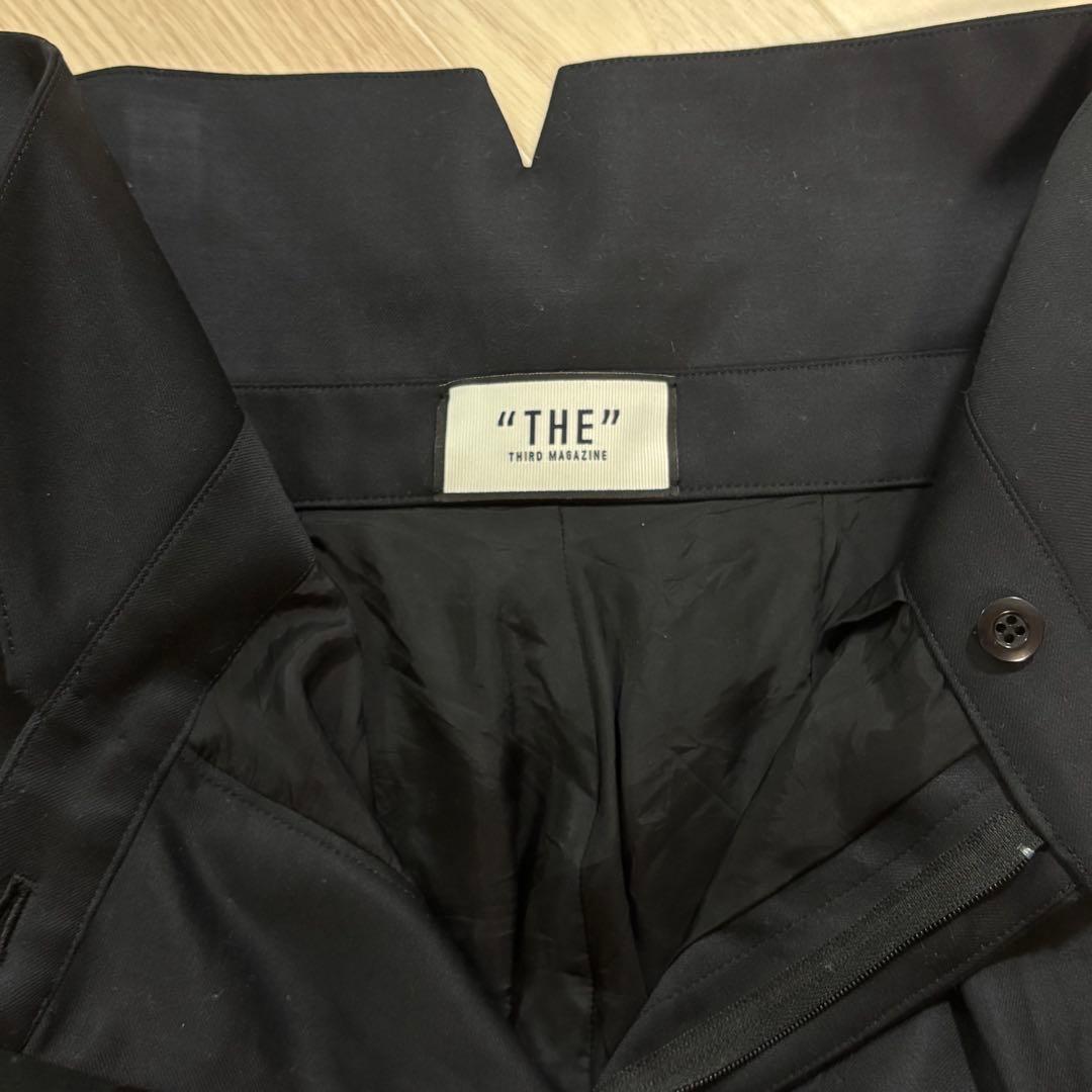 THIRD MAGAZINE サードマガジン ハイウエストパンツ　黒