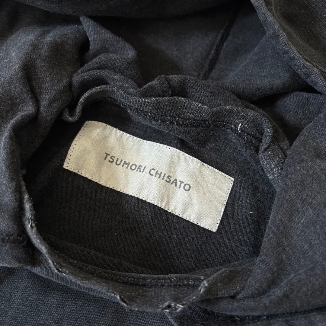 トップス 00s tsumori chisato coating hoodie y2k