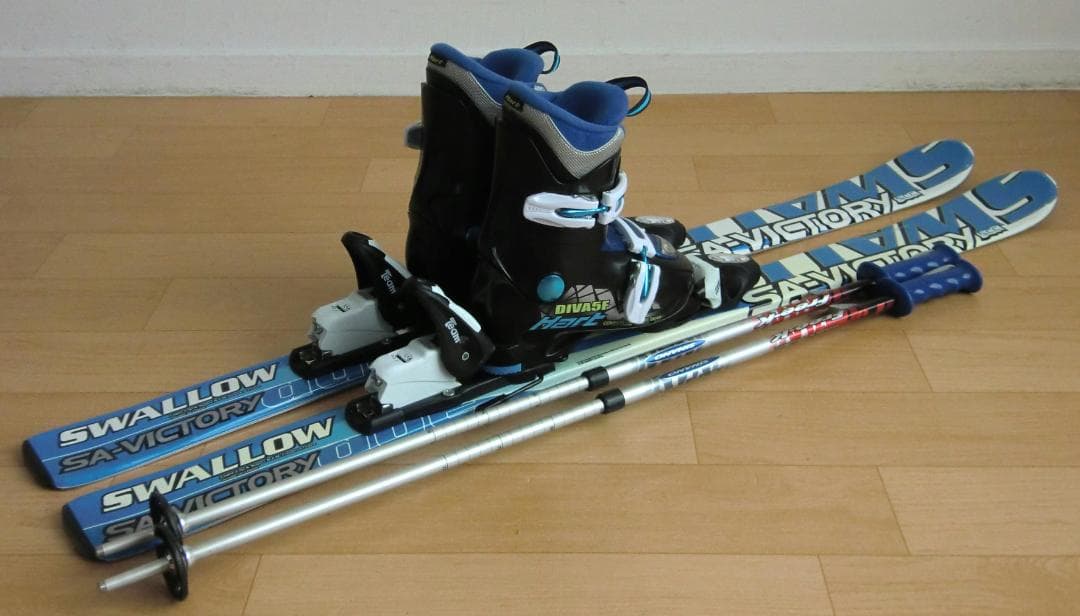 ■■11月限定■送料無料■SWALLOW■子供用スキー4点セット■110/20■