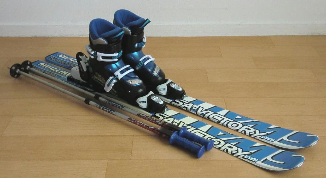 ■■11月限定■送料無料■SWALLOW■子供用スキー4点セット■110/20■