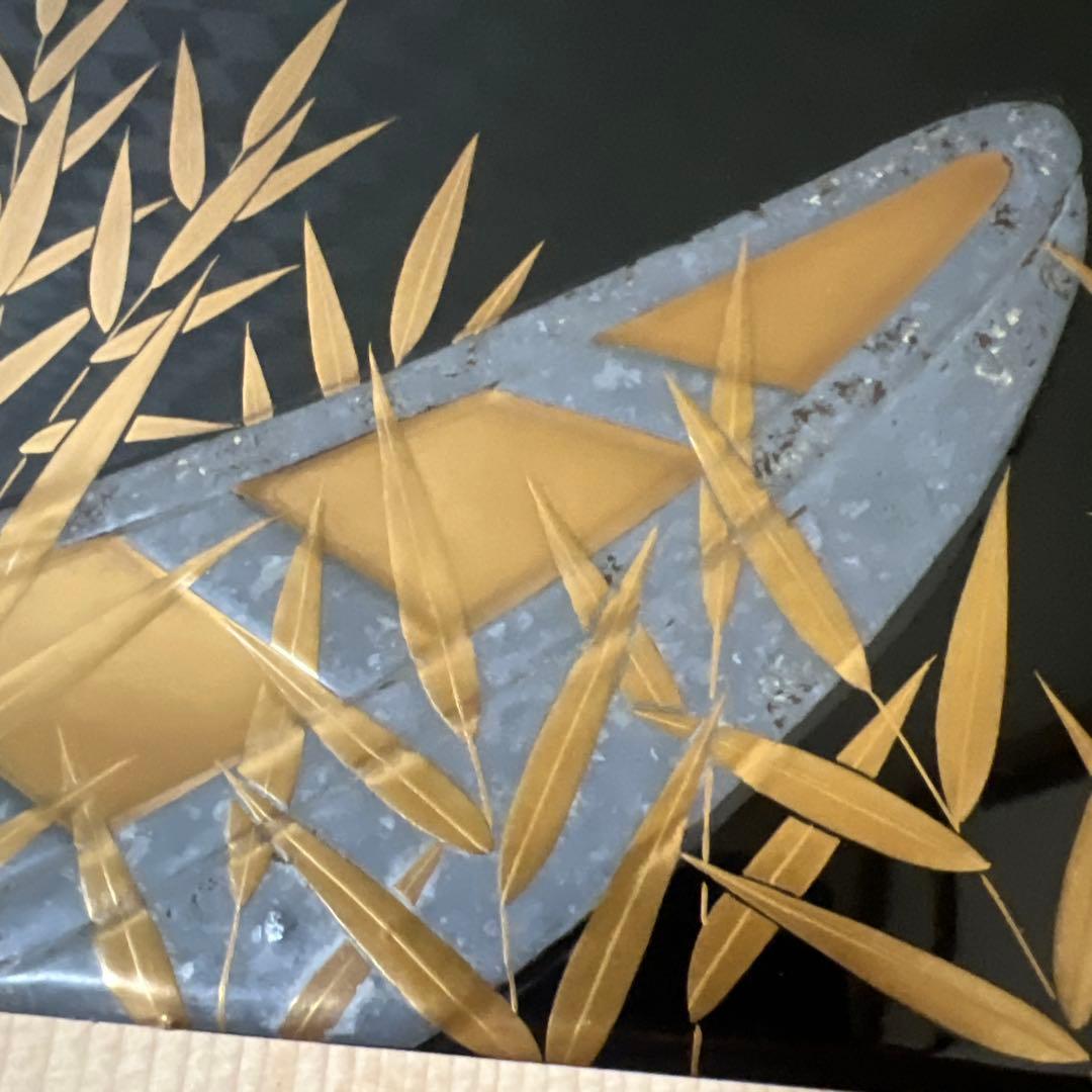 日本美術 平安 象彦 純銀水滴　木製漆器 竹蒔絵 螺鈿細工 硯箱 書道具