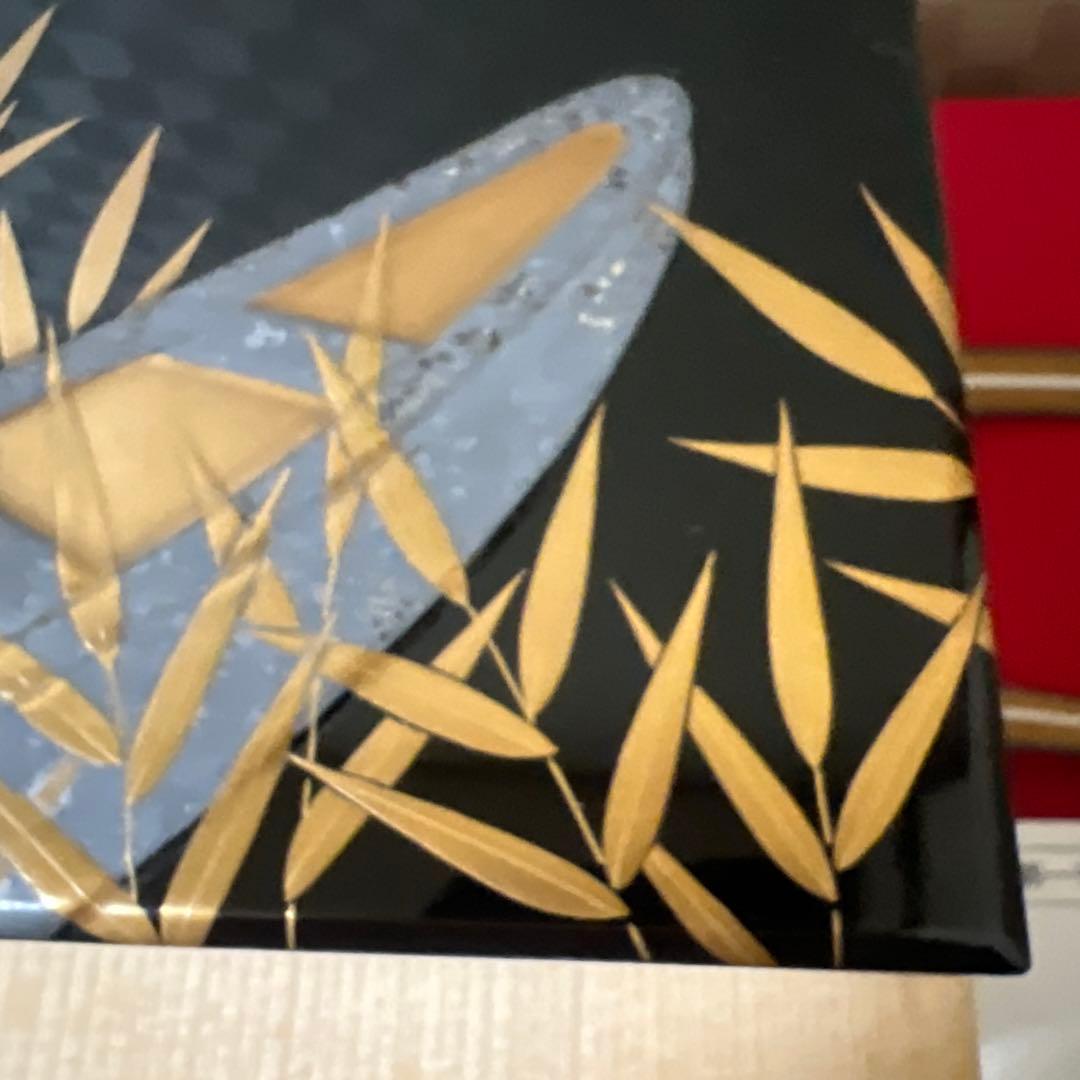 日本美術 平安 象彦 純銀水滴　木製漆器 竹蒔絵 螺鈿細工 硯箱 書道具