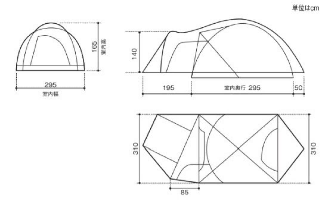 peak アメニティドームL & マットシートセット