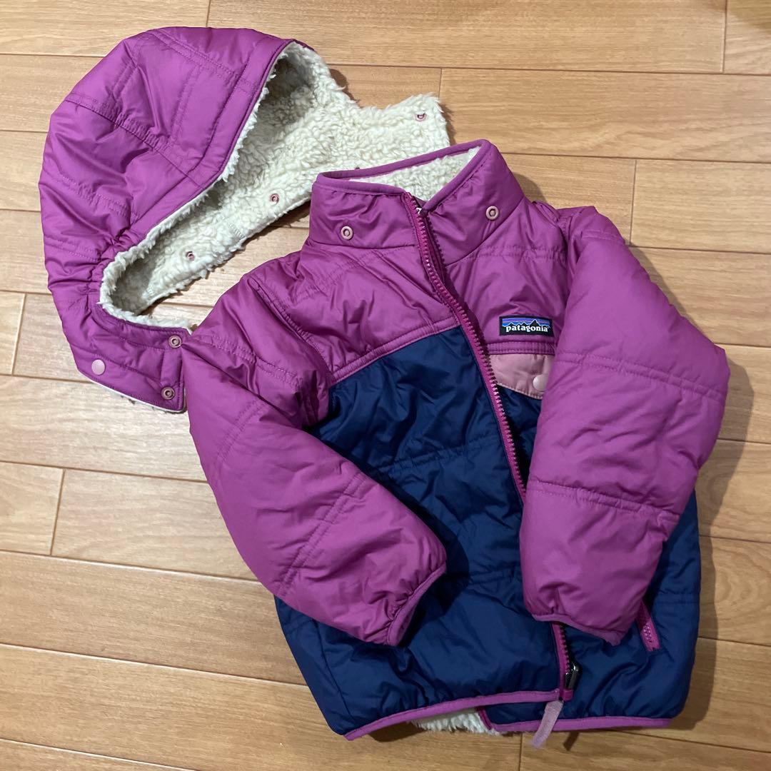 patagonia もこもこ　リバーシブル　ジャケット 4T 4歳