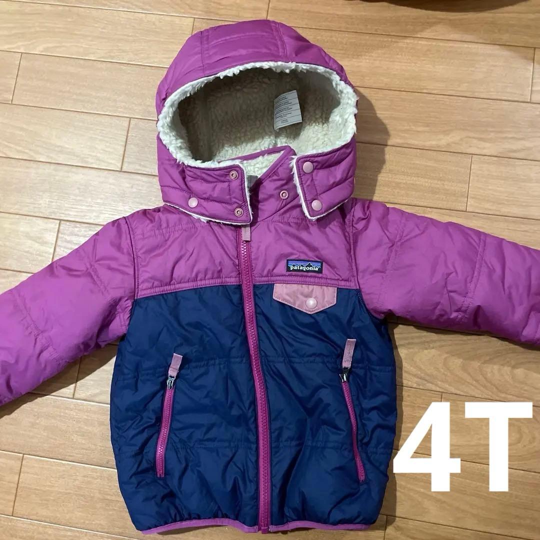 patagonia もこもこ　リバーシブル　ジャケット 4T 4歳