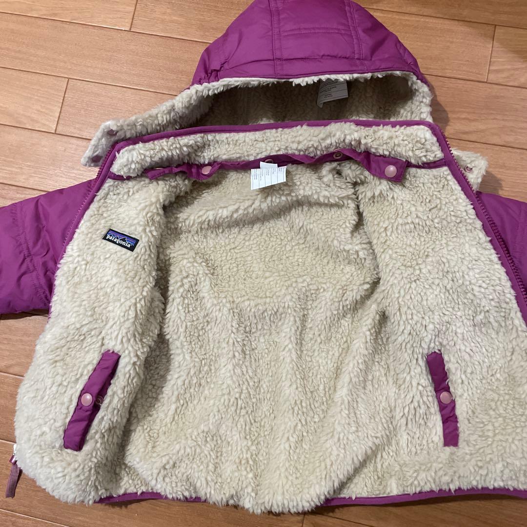 patagonia もこもこ　リバーシブル　ジャケット 4T 4歳