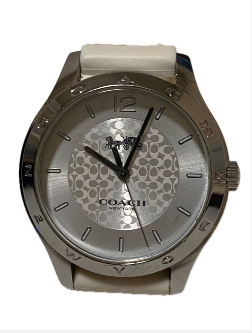 COACH 腕時計 シルバー/ホワイト 30m防水