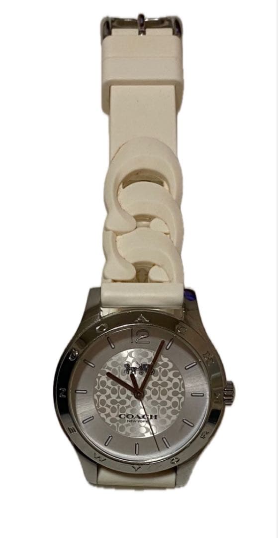 COACH 腕時計 シルバー/ホワイト 30m防水