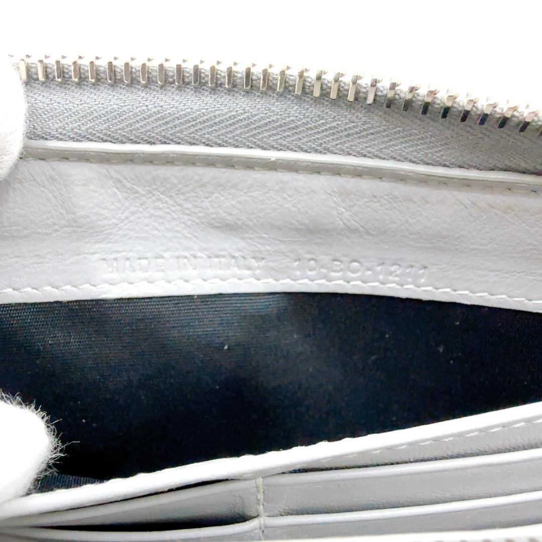 ◇クリスチャンディオール◇レザー/CDダイヤモンド/ラウンドファスナー/長財布