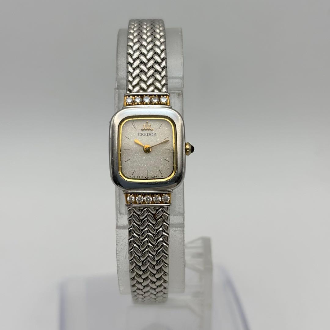 希少✨クレドール CREDOR セイコー ダイヤ 18K エレガント 腕時計