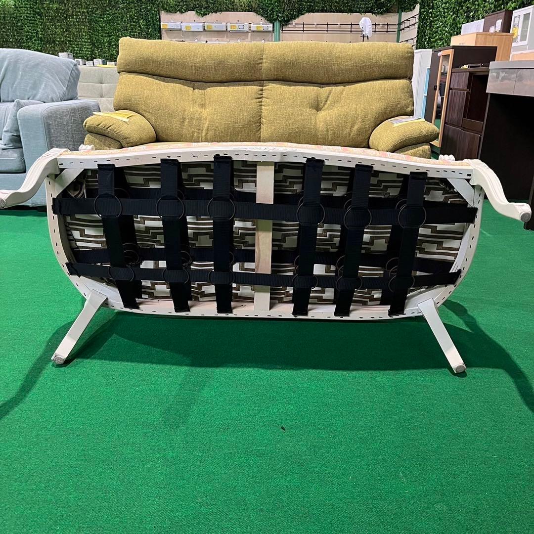 メゾンドマルシェ 2人掛けソファ 幅130 ロココ調 W044