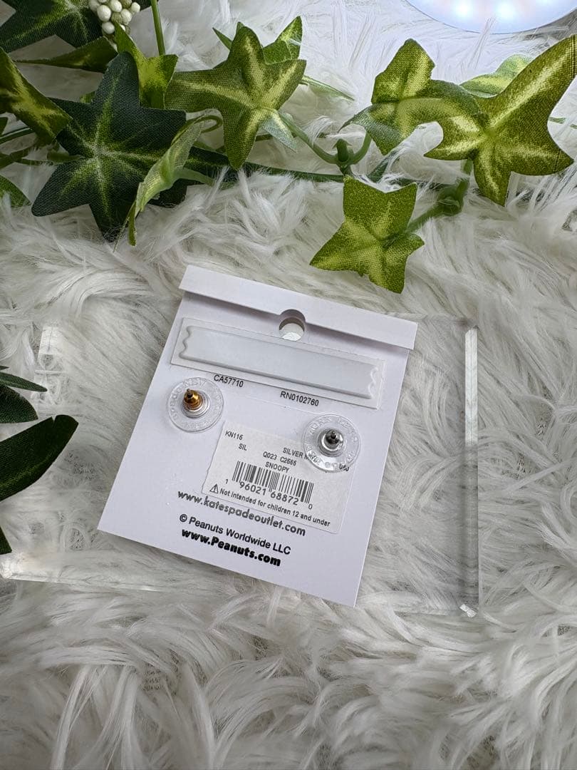 PEANUTS x kate spade ピアス スヌーピー