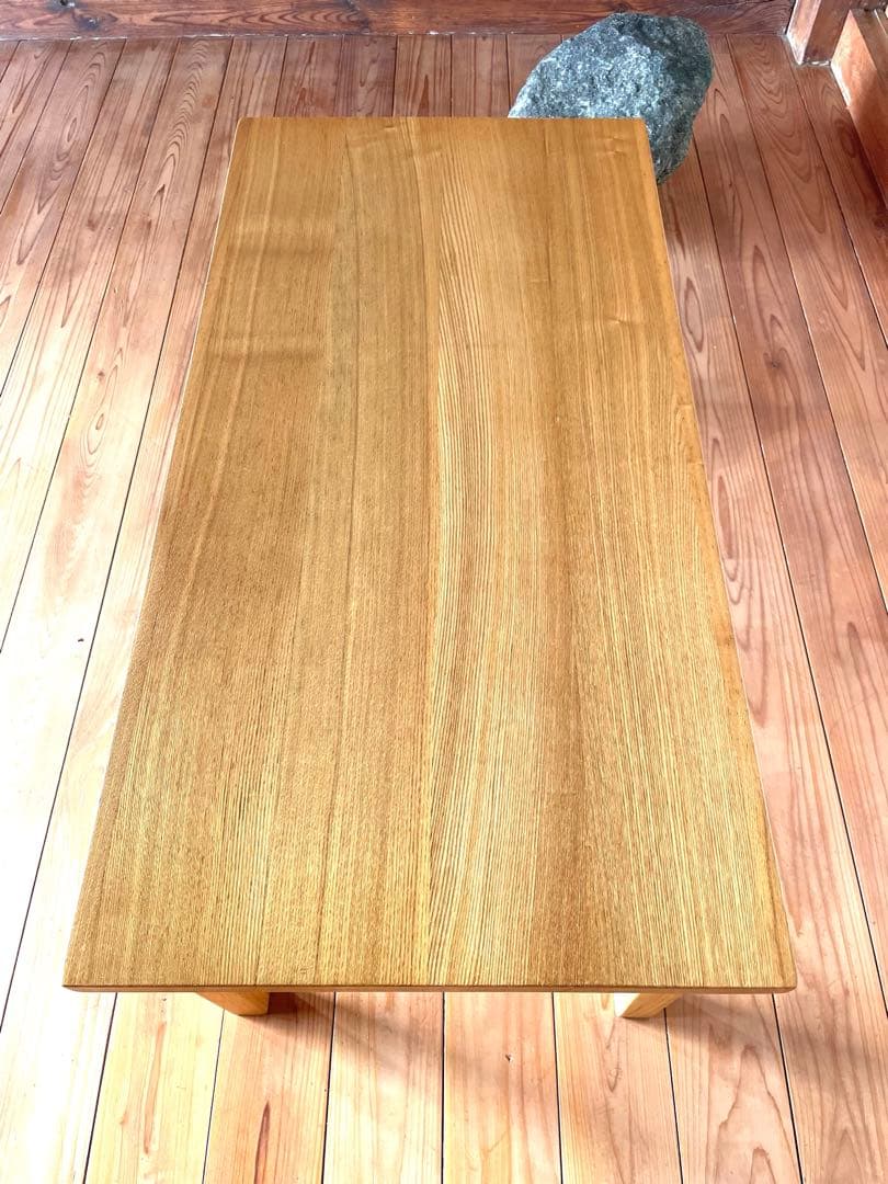 無印良品　木製　ローテーブル　廃盤 希少　タモ材