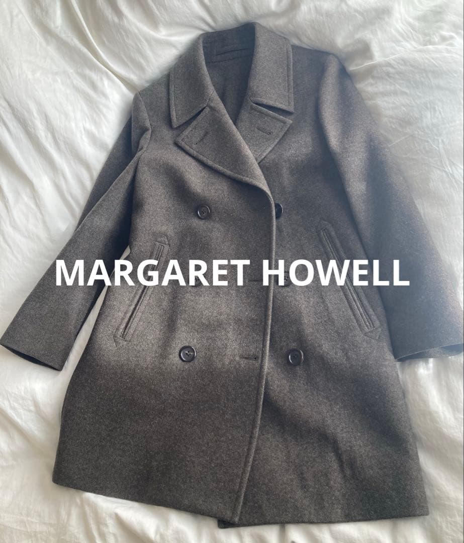 マーガレットハウエル フォックスブラザーズコラボ　リーファーコート　ダブル