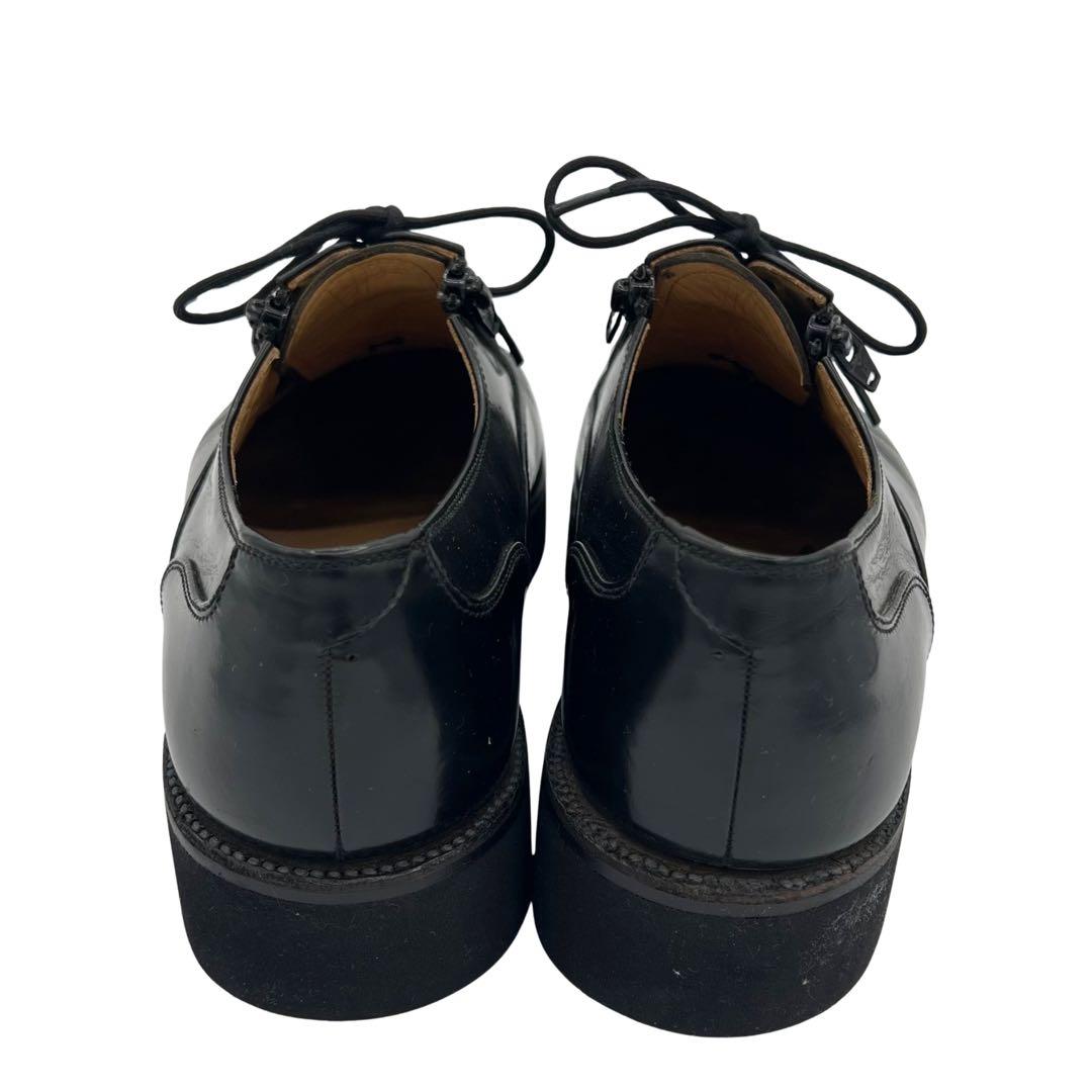 TOKIO KUMAGAI ビンテージ ジップデザイン レザーシューズ 革靴