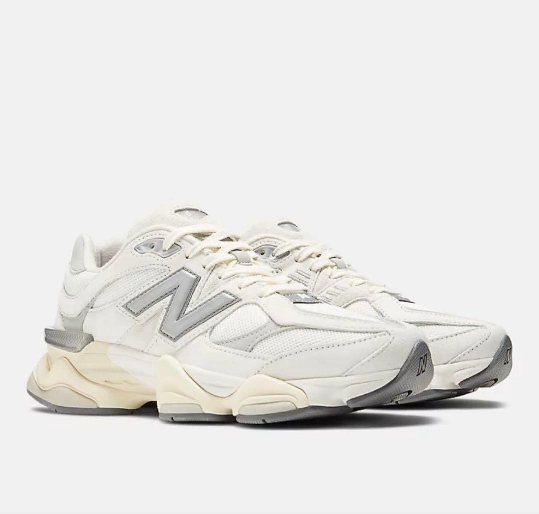 New Balance 9060ECA ホワイトスニーカー 24.0cm