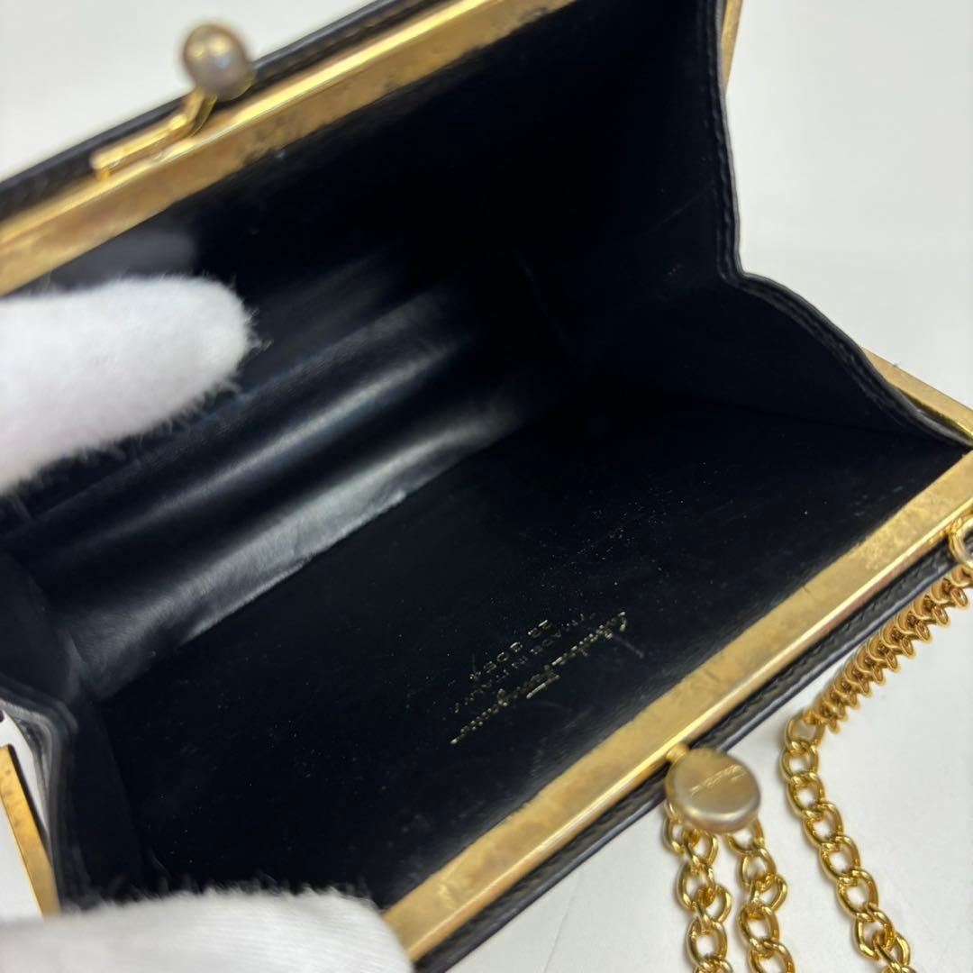 専用フェラガモ ショルダーバッグ ヴァラリボン チェーン 金具