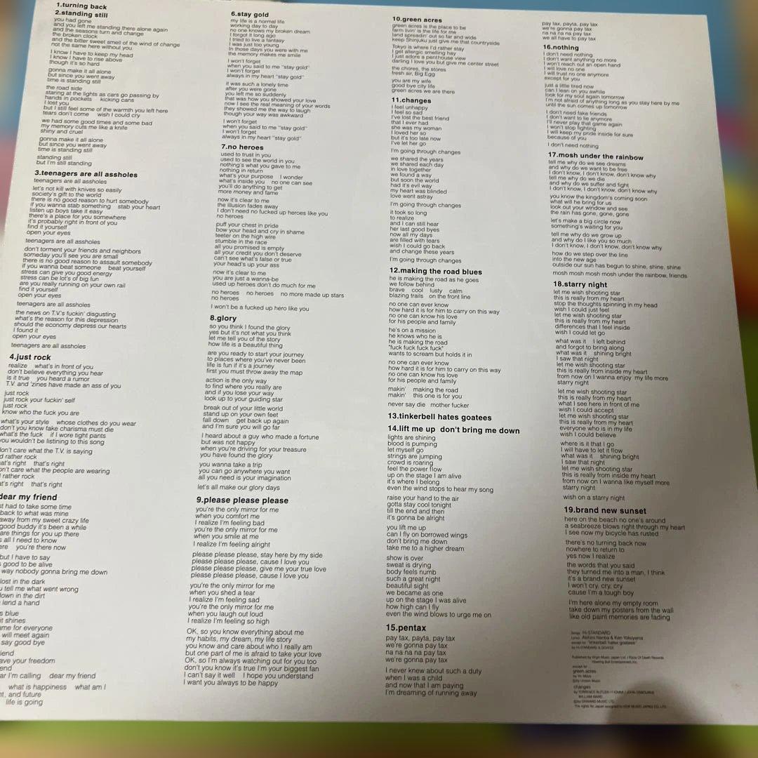 k*→様 Hi-Standard Making the Road レコード