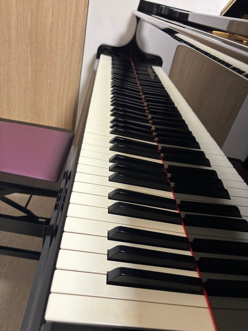 【DIAPASONグランドピアノ 】防音装置・床補強パネル・椅子・カバー 付き