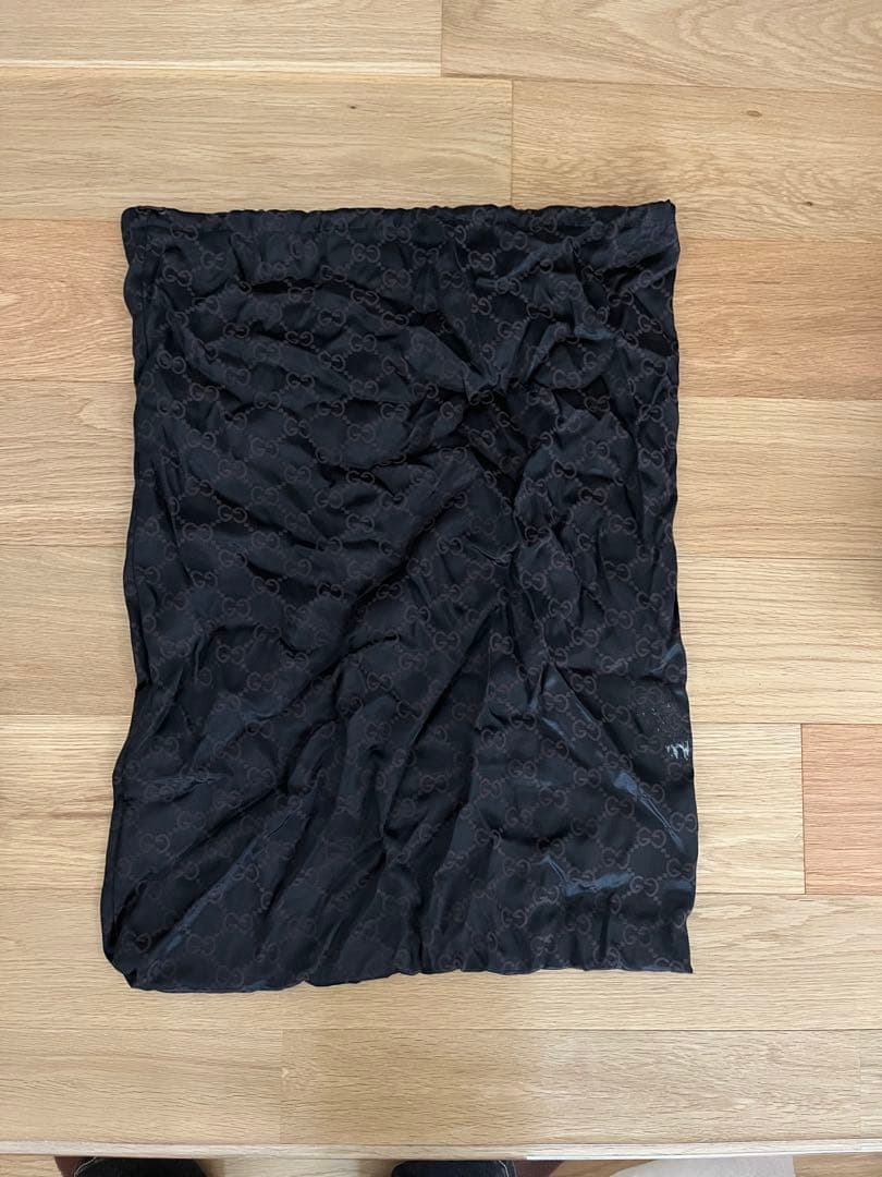 GUCCI GGキャンバス　トートバッグ　ブラック