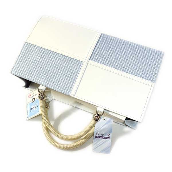 bag_s_54 小千谷縮 生地 バック 彩小径 ブランド 日本製 新品