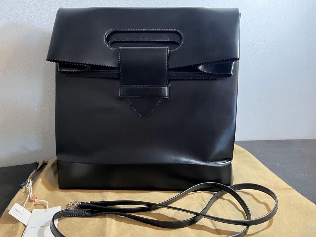 未使用近　ゴールデングース　本革　リュック　ショルダー　ビジネス　カジュアル