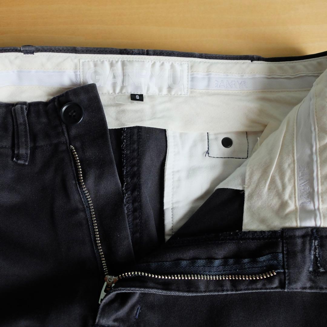 GANRYU コムデギャルソン サルエル　チノパン　ネイビー S