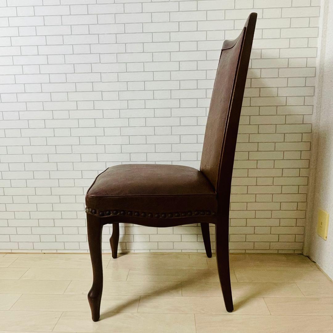 マル二木工 ブラウン ダイニングチェア ベルサイユ 貴族