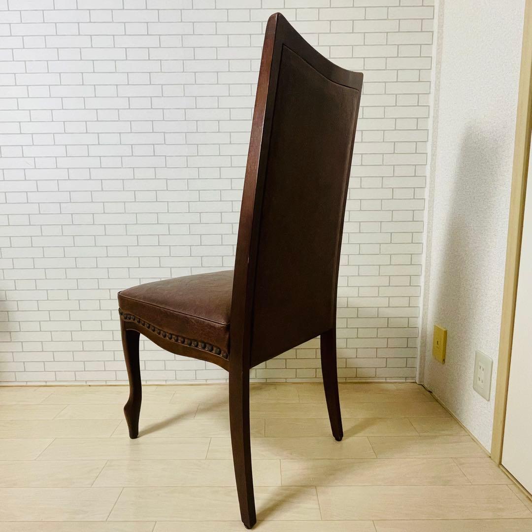 マル二木工 ブラウン ダイニングチェア ベルサイユ 貴族