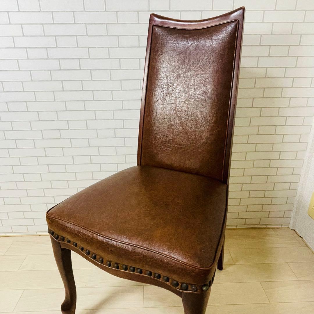マル二木工 ブラウン ダイニングチェア ベルサイユ 貴族