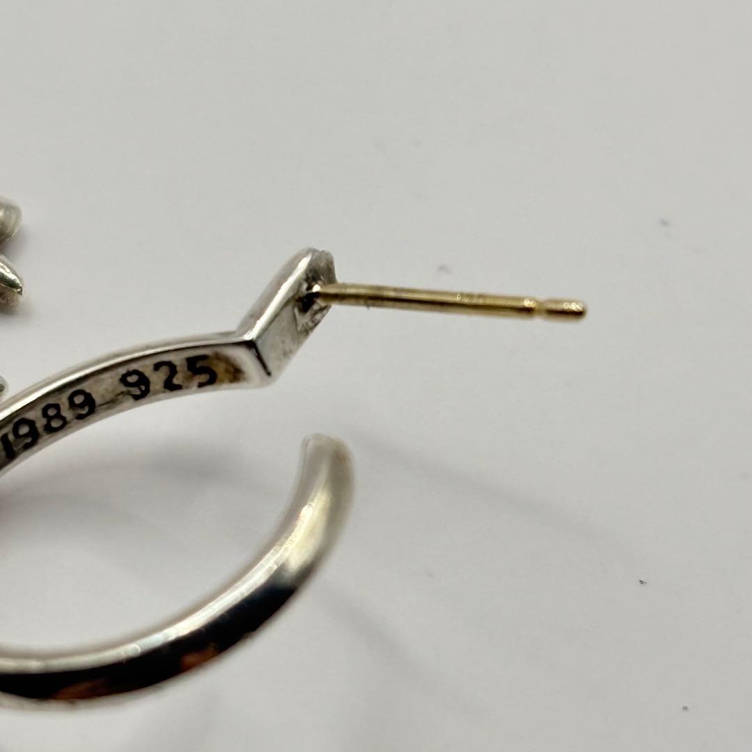 CHROME HEARTS クロムハーツ タイニーCHクロス フープピアス