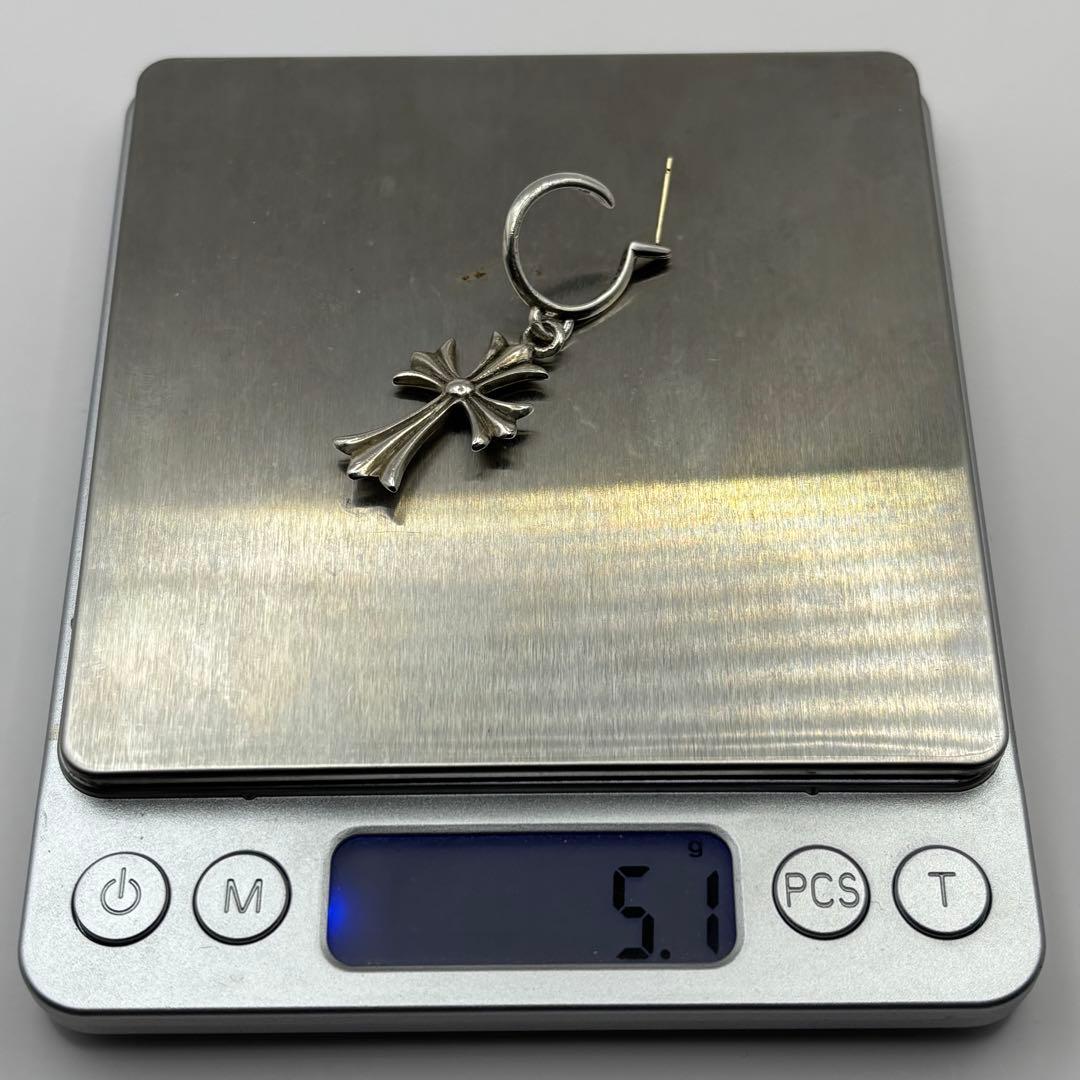 CHROME HEARTS クロムハーツ タイニーCHクロス フープピアス