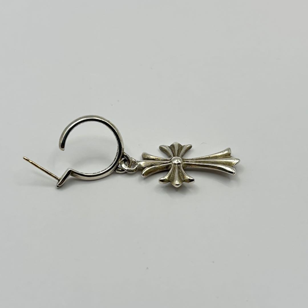 CHROME HEARTS クロムハーツ タイニーCHクロス フープピアス