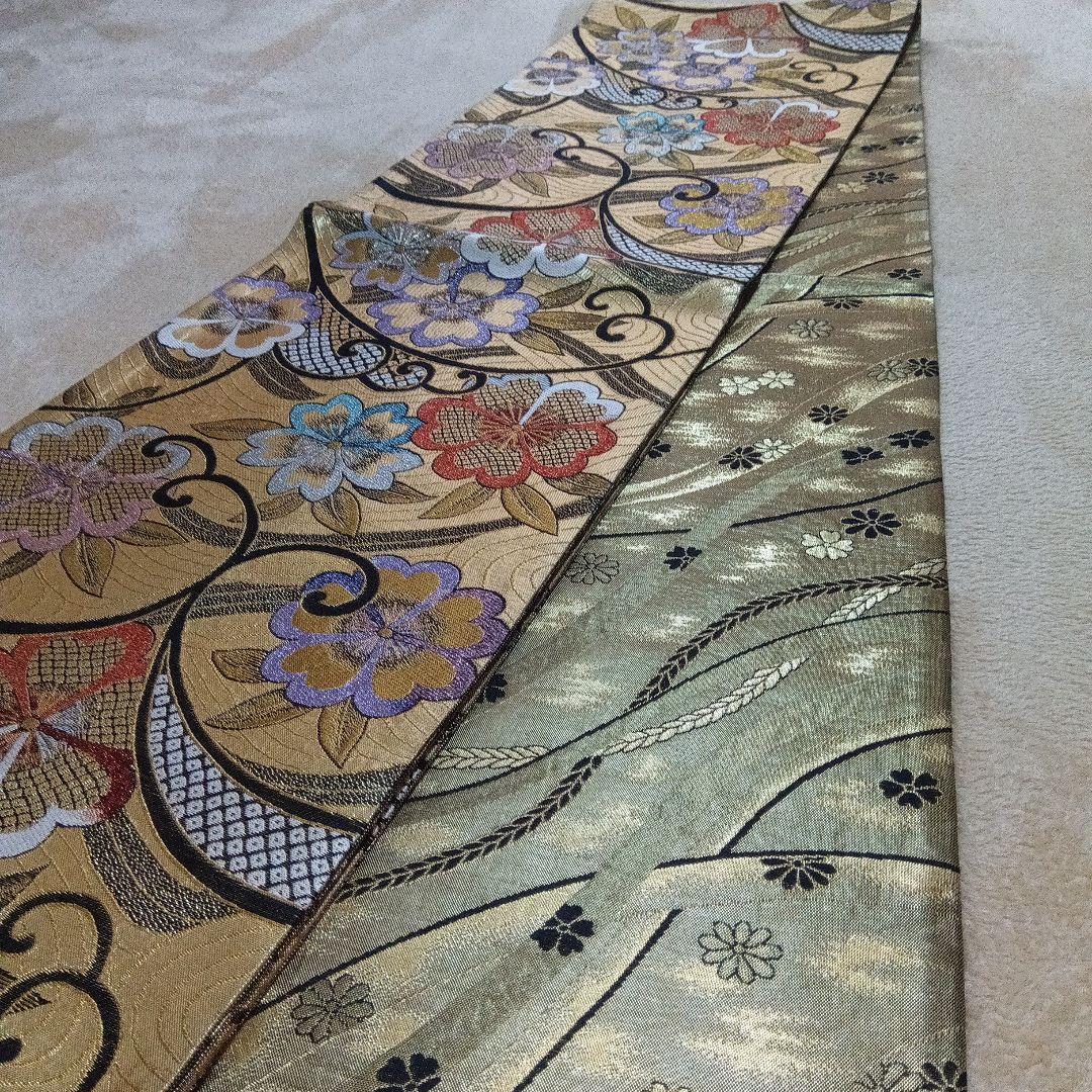 プロフ品物 2点まとめ依頼【袋帯 佐賀錦 和装小物 正絹 帯 成人式】