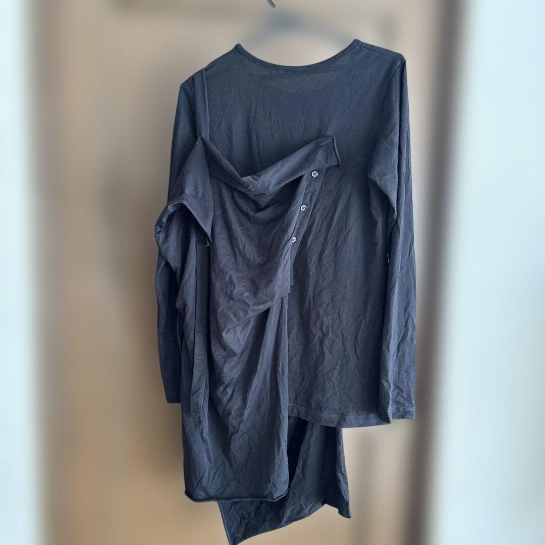 ヨウジヤマモトブラック 長袖 Tシャツ サイズ2