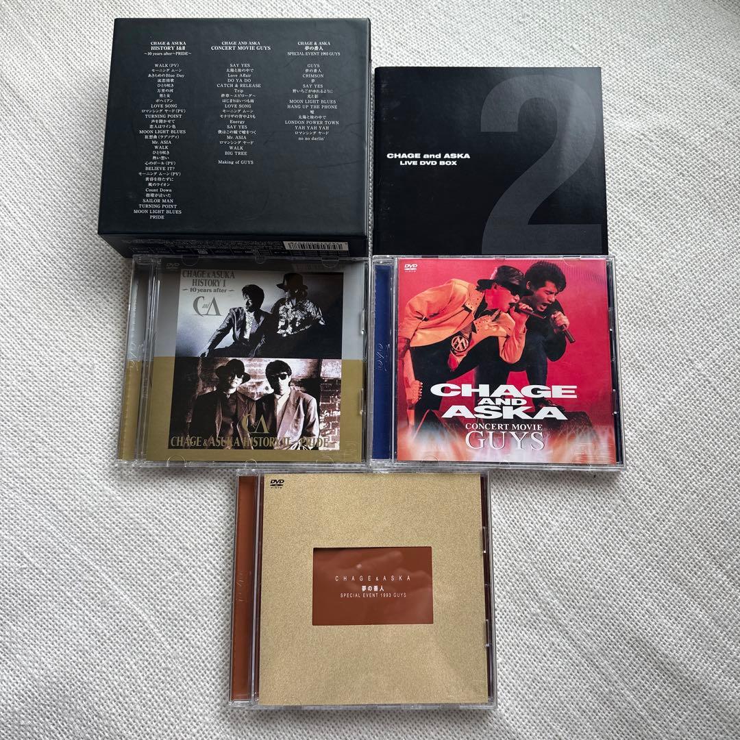 p*a様 中古 CHAGE and ASKA LIVE DVD BOX 2