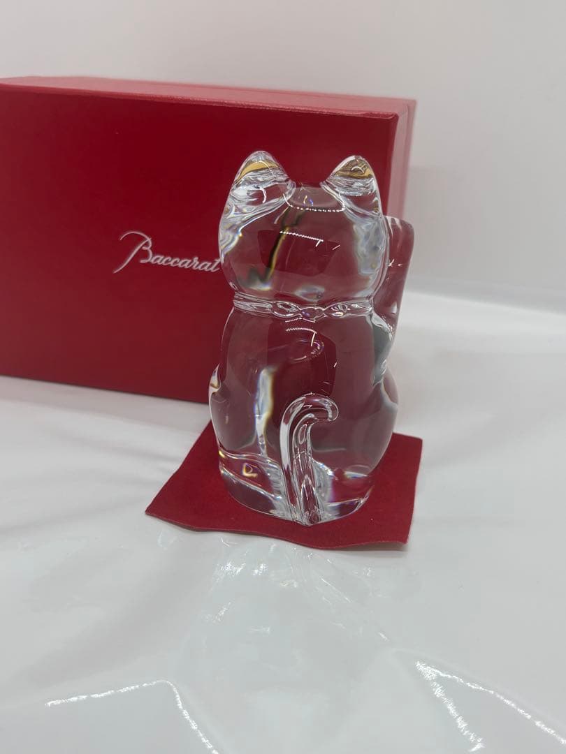 Baccarat クリスタル 招き猫