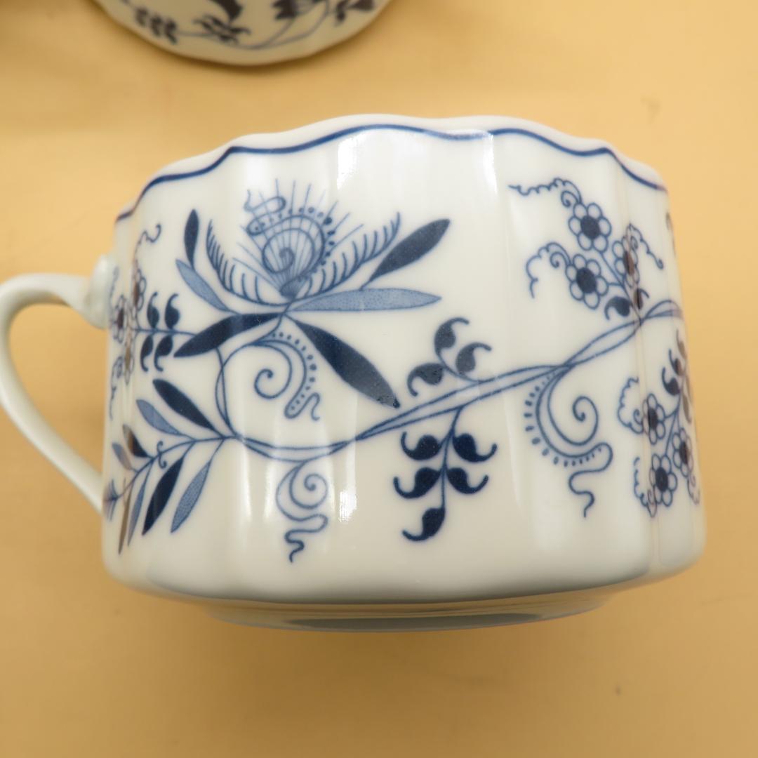 美品　Blue Danube ブルーダニューブ カップ　スープ　マグ　４個　（2