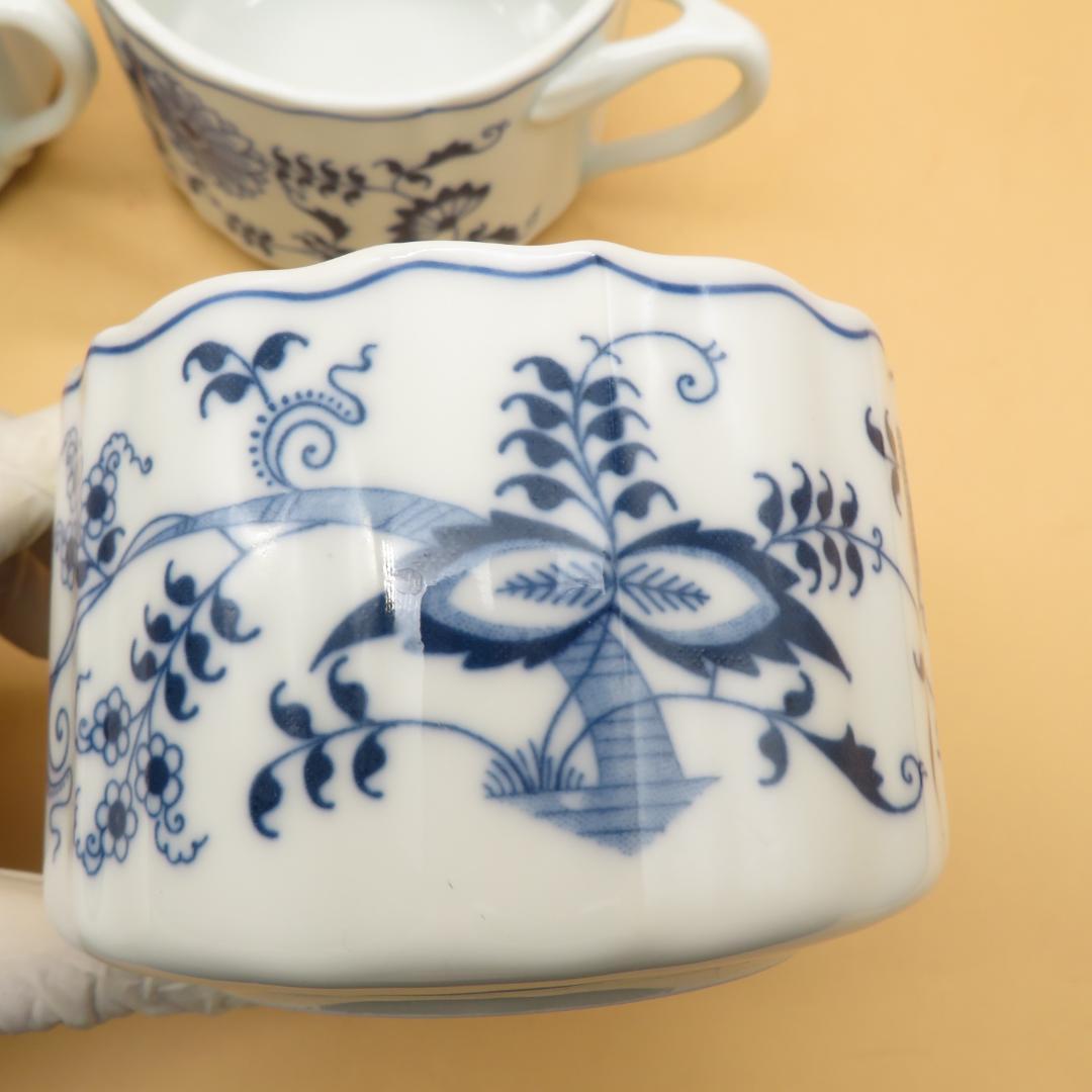 美品　Blue Danube ブルーダニューブ カップ　スープ　マグ　４個　（2