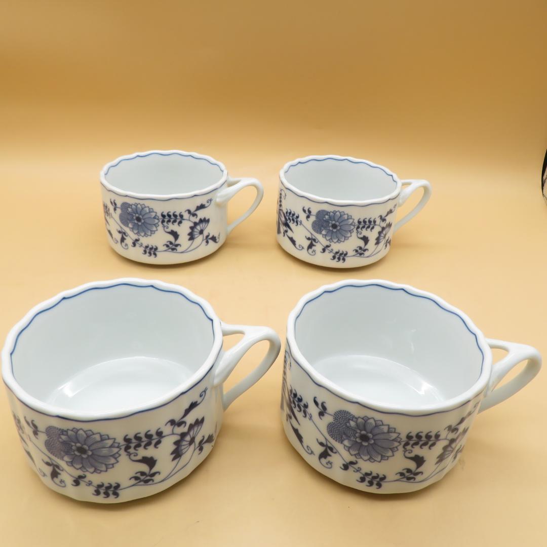 美品　Blue Danube ブルーダニューブ カップ　スープ　マグ　４個　（2