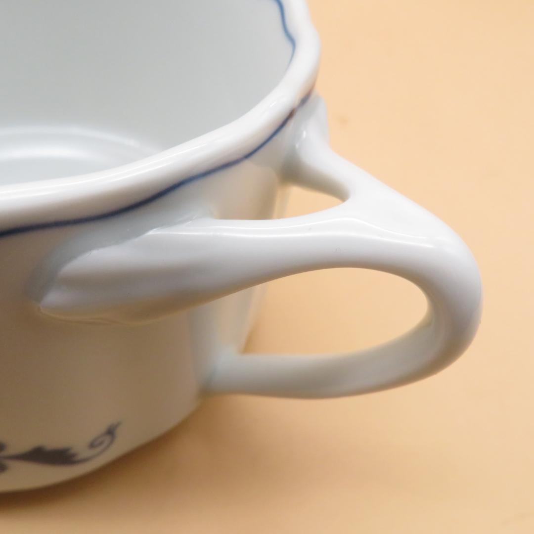 美品　Blue Danube ブルーダニューブ カップ　スープ　マグ　４個　（2
