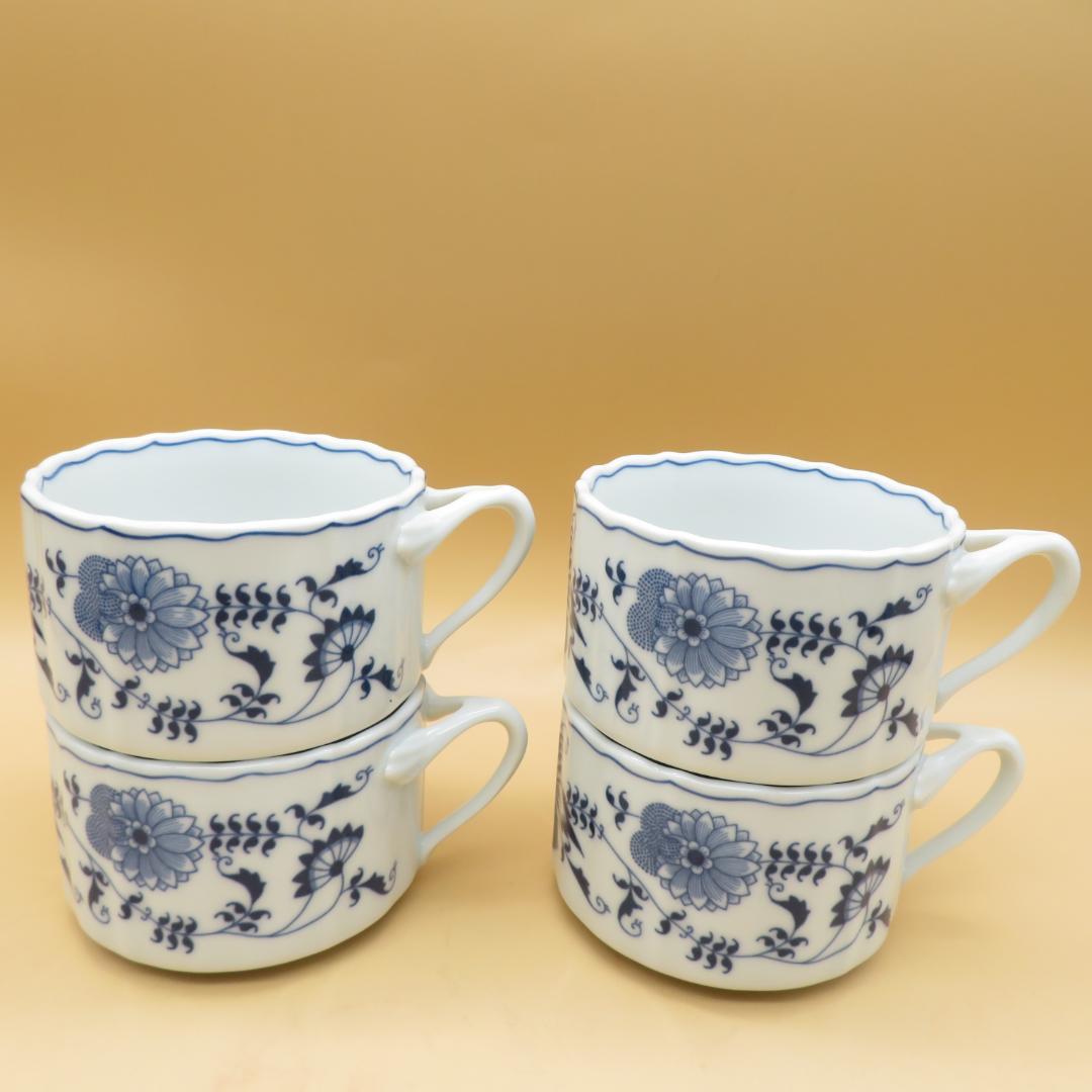 美品　Blue Danube ブルーダニューブ カップ　スープ　マグ　４個　（2