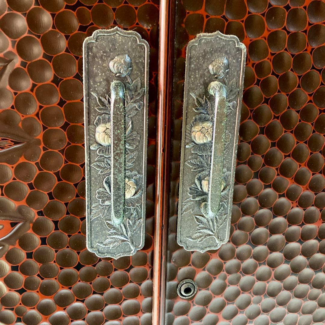 鎌倉彫り　佐藤恵仙作品　桐タンス　和箪笥　着物保管　高級