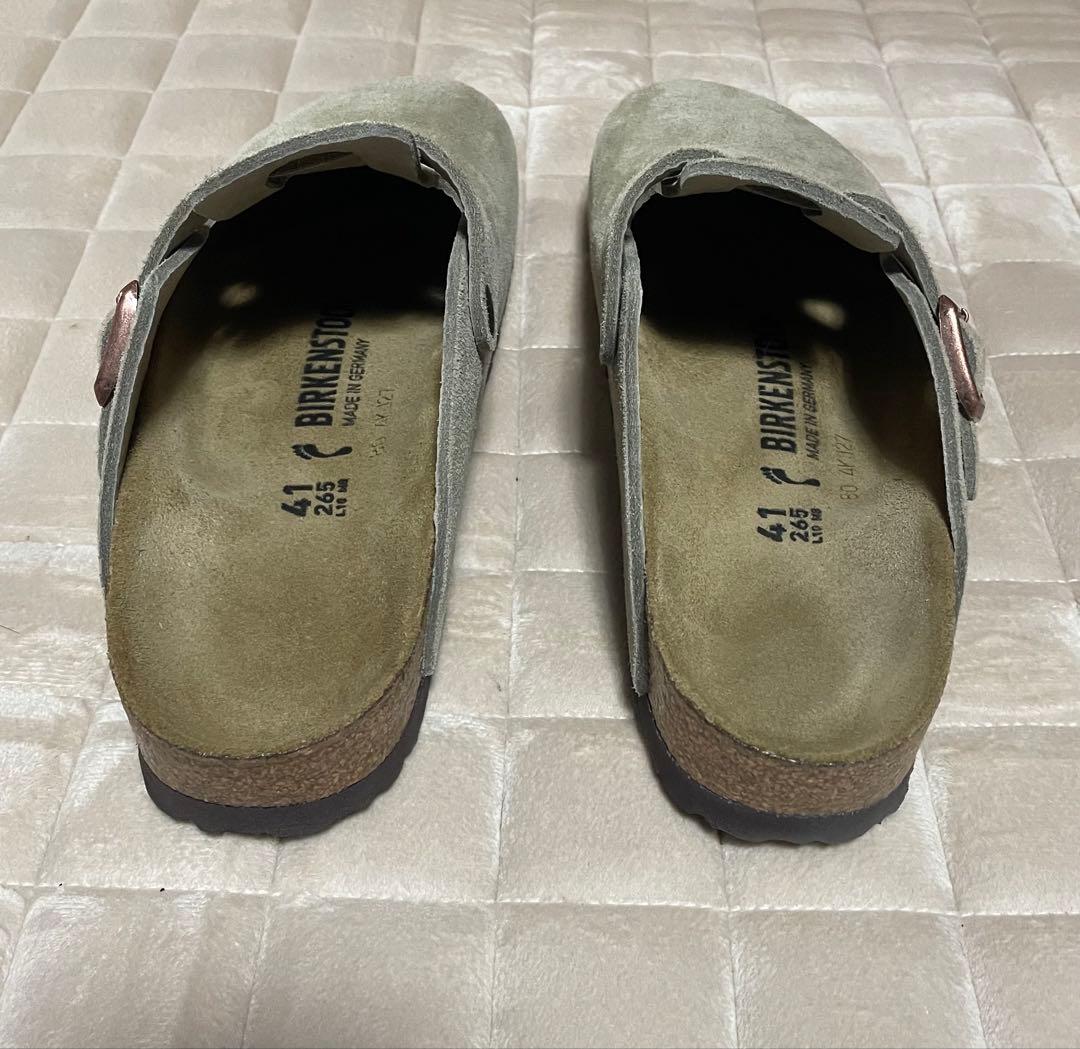 Birkenstock Boston トープ　幅ナロー　41