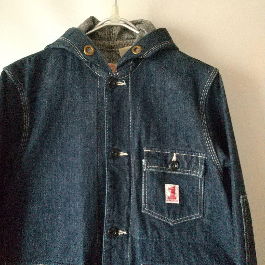 SUGAR CANE デニムカバーオール フード付き 東洋エンタープライズ