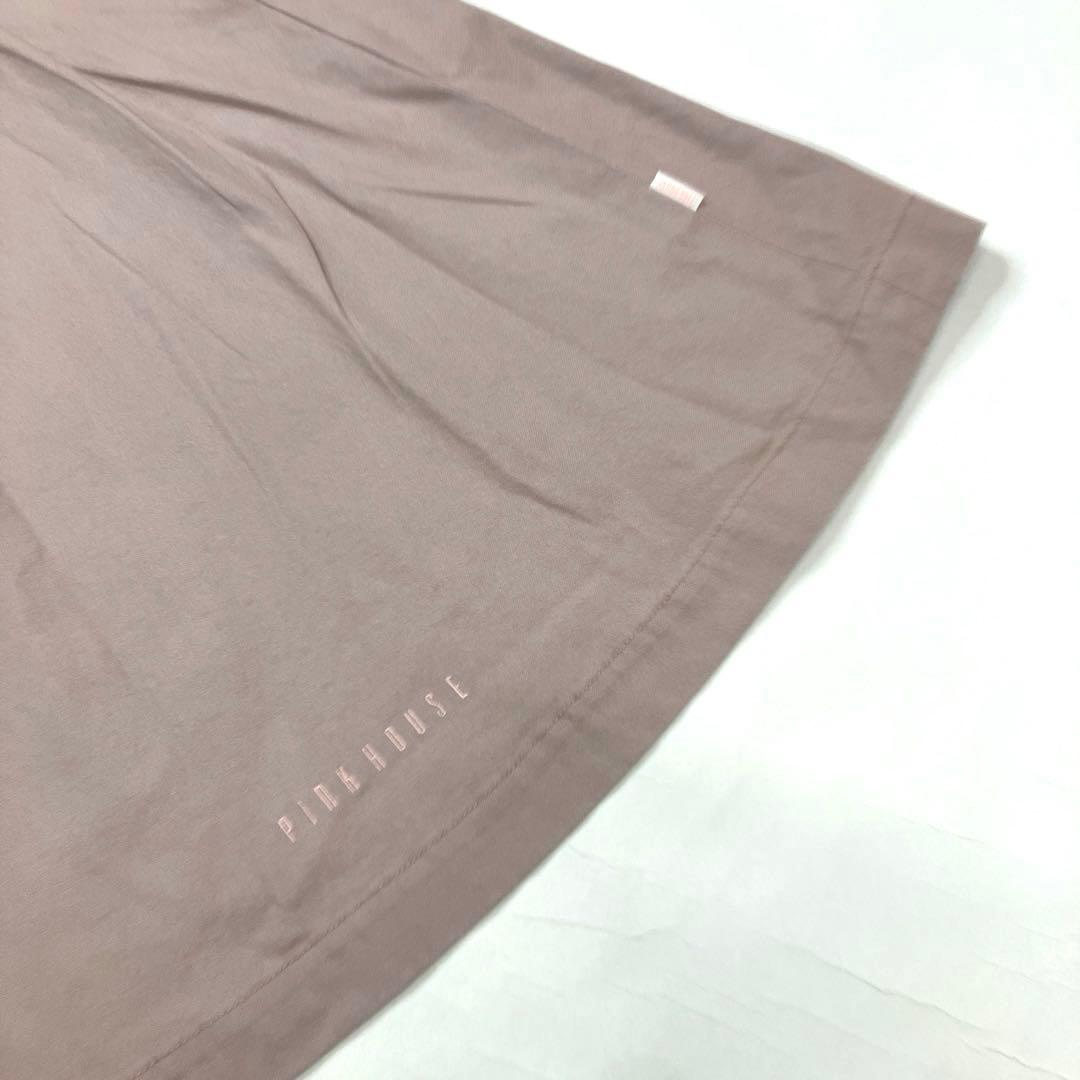 【試着のみ】ピンクハウス ピンク ロゴ刺繍 サロペットスカート/2025年 春