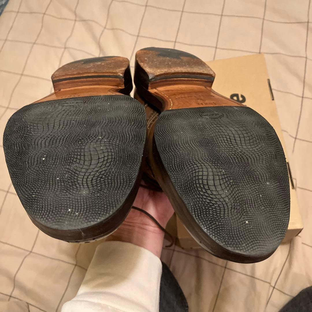 ラルフローレン レザーシューズ ウィングチップ ブラウン 26.5cm