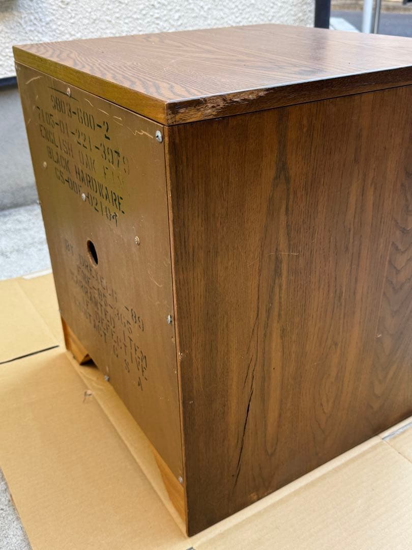 【値下げ】②アメリカ軍 米軍払下げ DREXEL ドレクセル社 サイドテーブル