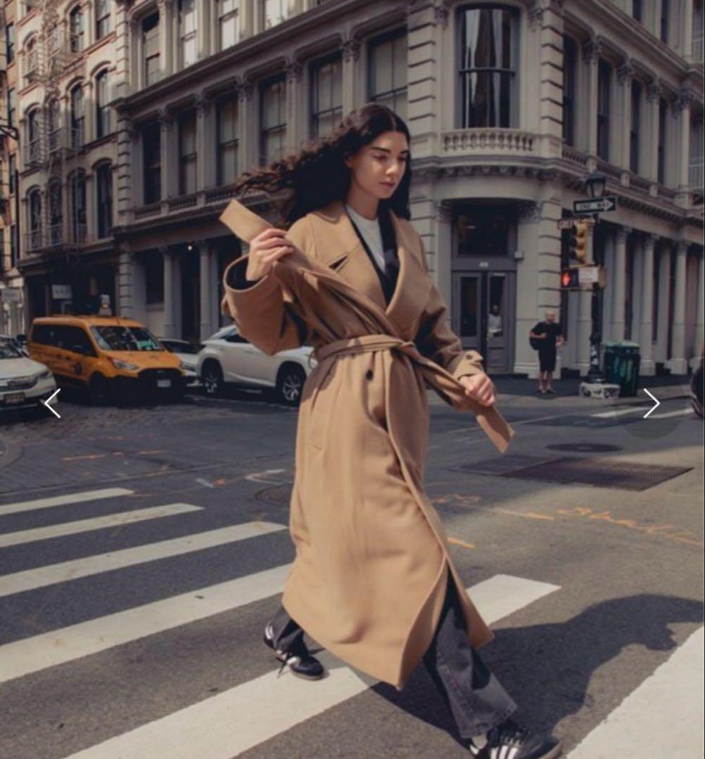 Apartment Three ダブルブレストオーバーサイズコート