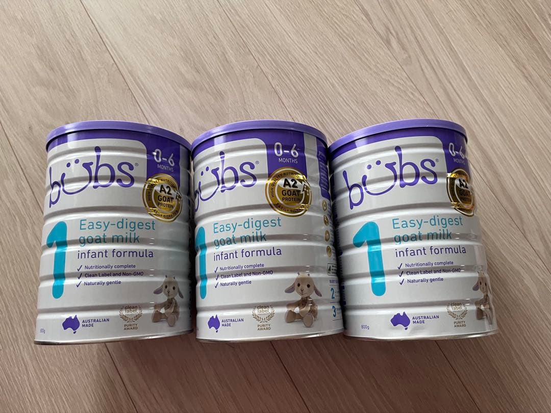 バブズ　bubs ヤギミルク　3缶セット